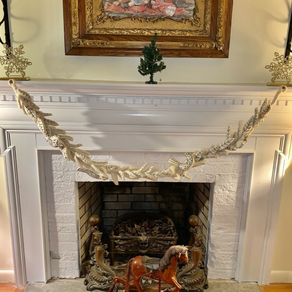 Anthropologie Felted  Songbird Bird Garland NWOT - Picture 3 of 8